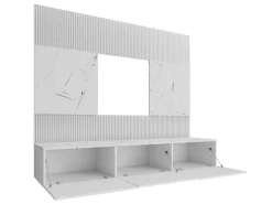 Stuemøbelsæt Comfivo Salix I (Beige + Egetræ)