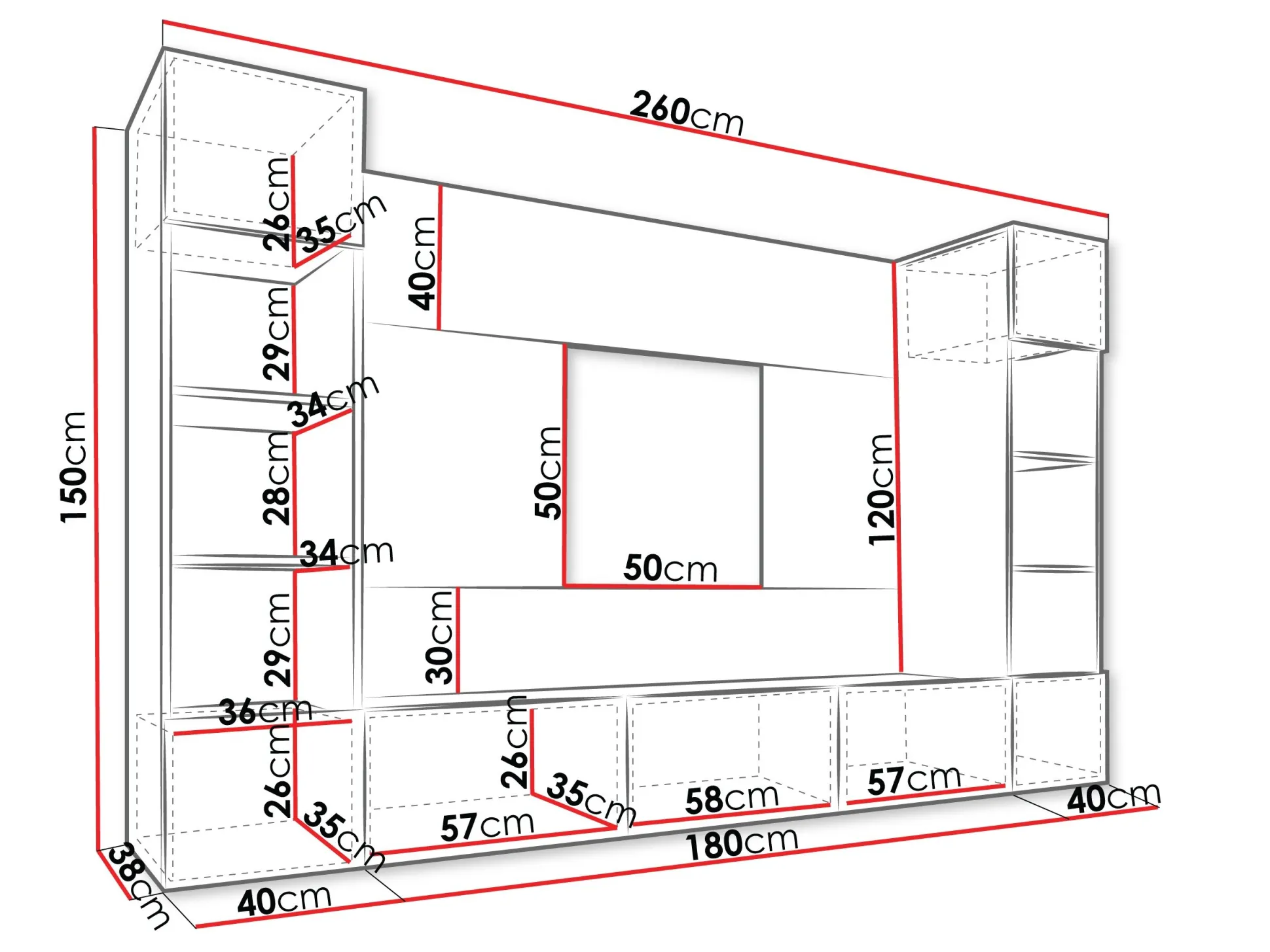Stuemøbelsæt Comfivo Salix I (Beige + Egetræ)