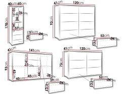 Stuemøbelsæt Comfivo Tutela II (Hvid)