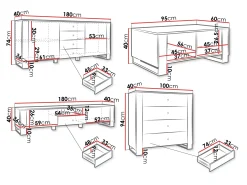 Stuemøbelsæt Comfivo Vestora
