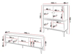 Stuemøbelsæt Cornovu 105