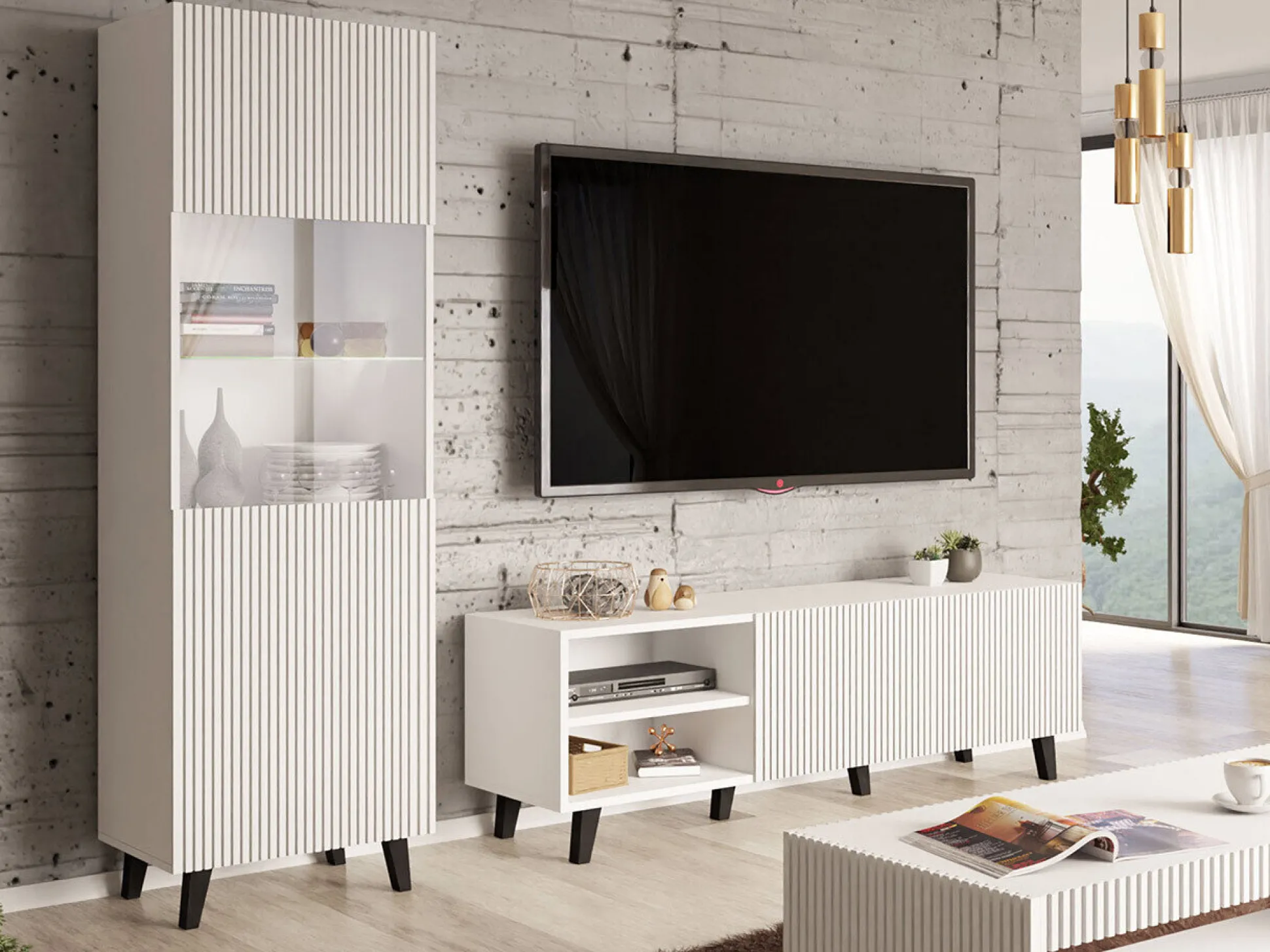 Stuemøbelsæt Dicto I (Hvid)