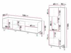Stuemøbelsæt Dicto I (Hvid)