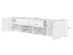 Stuemøbelsæt Elbleve 104 (Hvid)