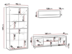 Stuemøbelsæt Etrmoni 119 (Lyst træ)