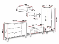 Stuemøbelsæt Etrmoru 145