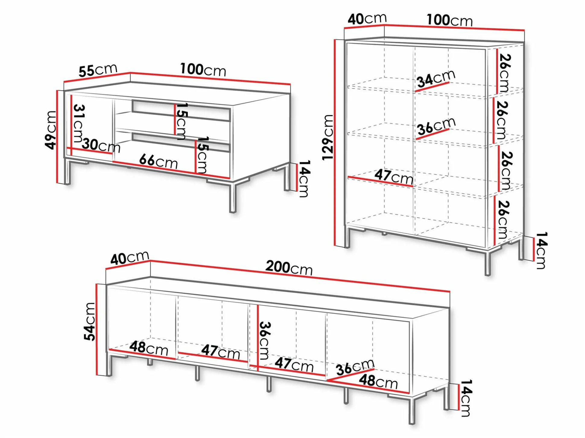 Stuemøbelsæt Fabula