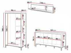 Stuemøbelsæt Fabula I