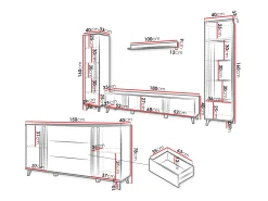 Stuemøbelsæt Facetor IV (Congo)