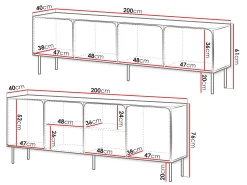 Stuemøbelsæt Fentore 103 (Kashmir)