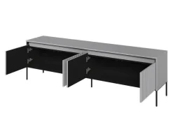 Stuemøbelsæt Fernolu 112 (Grå + Sort)