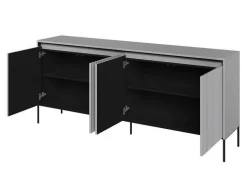 Stuemøbelsæt Fernolu 112 (Grå + Sort)