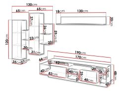 Stuemøbelsæt Fivfivi 101