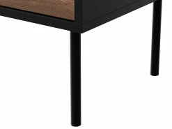 Stuemøbelsæt Flosoru 109 (Valnød + Sort)