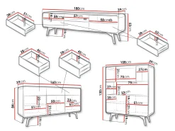 Stuemøbelsæt Focos