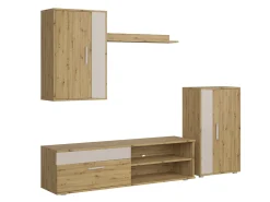 Stuemøbelsæt Houston 2087 (Artisan eg + Kashmir)