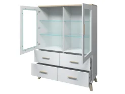 Stuemøbelsæt Larfloi 113 (Wotan eg + Sort)