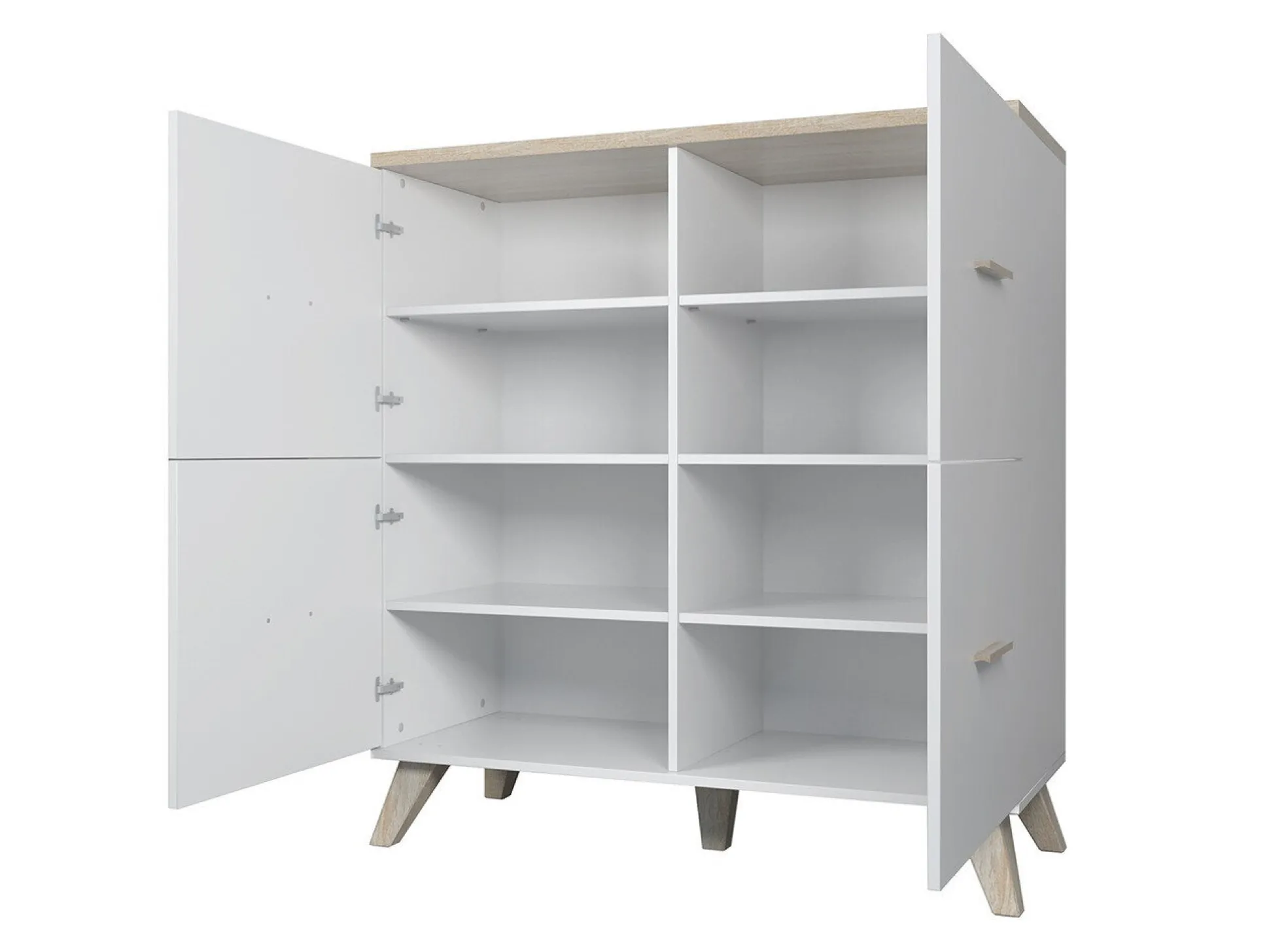 Stuemøbelsæt Larfloi 113 (Wotan eg + Sort)