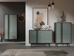 Stuemøbelsæt Levali 116 (Støvet grøn)