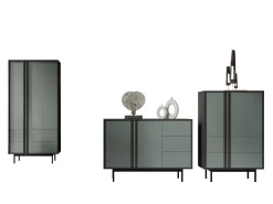 Stuemøbelsæt Levali 116 (Støvet grøn)