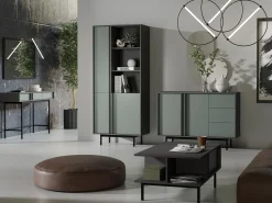 Stuemøbelsæt Levali 117 (Støvet grøn)