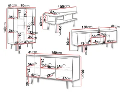 Stuemøbelsæt Livetre 105 (Nej)