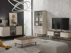 Stuemøbelsæt Lufela 120 (Kashmir + Valnød)