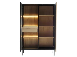 Stuemøbelsæt Manal I (Sort + Wotan eg)