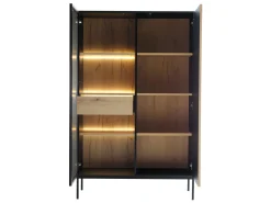 Stuemøbelsæt Manal (Sort + Wotan eg)