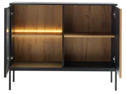 Stuemøbelsæt Manal (Sort + Wotan eg)