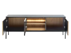 Stuemøbelsæt Manal (Sort + Wotan eg)