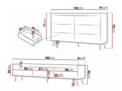 Stuemøbelsæt Mirfivu 110