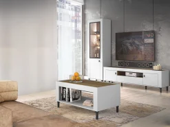 Stuemøbelsæt Mormavu 114 (Mat hvid)