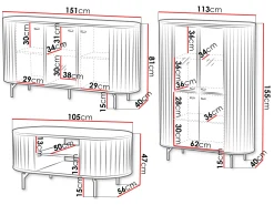 Stuemøbelsæt Novmono 122