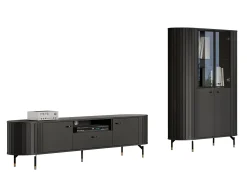 Stuemøbelsæt Novmono 108 (Sort)