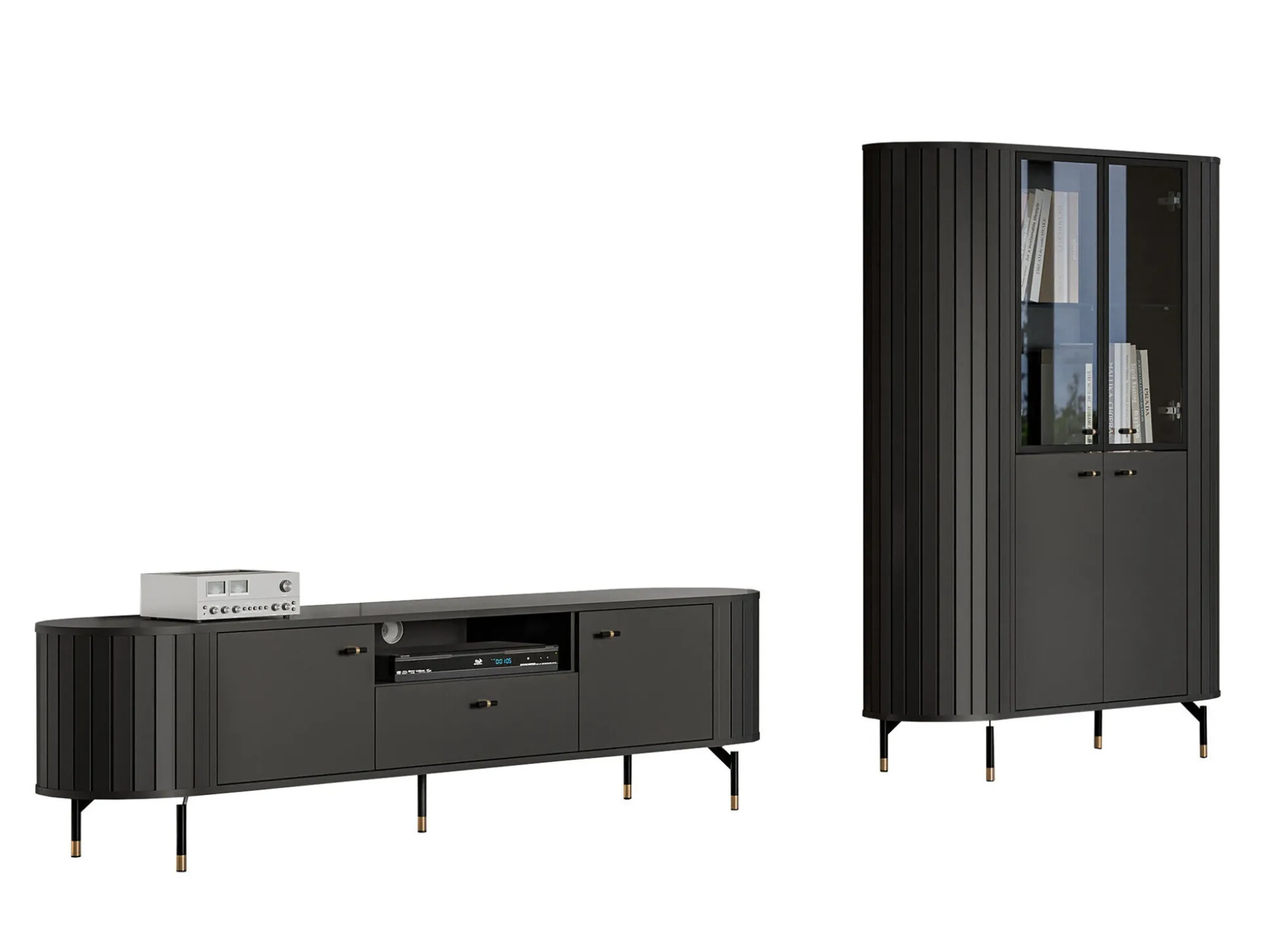 Stuemøbelsæt Novmono 108 (Sort)