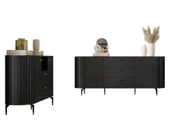 Stuemøbelsæt Novmono 110 (Sort)