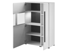 Stuemøbelsæt Ophsalu 111 (Hvid + Glansfuld hvid)