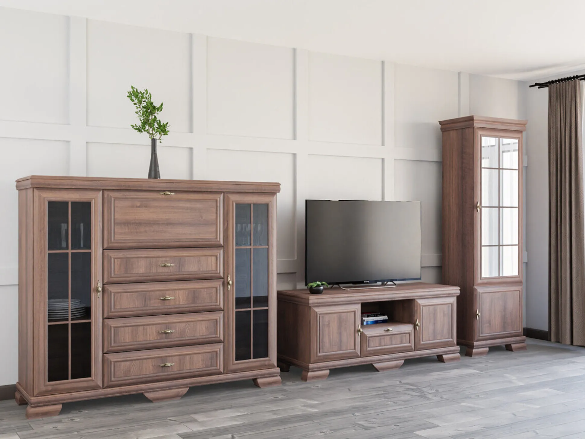 Stuemøbelsæt Salmeru 117 (Samoa King Nød)