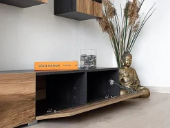 Stuemøbelsæt Serodeu 100 (Valnød + Mørkebrun)