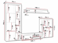 Stuemøbelsæt Soca (Hvid)