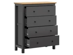 Stuemøbelsæt Sordoro 125 (Grafit + Artisan eg)