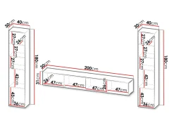 Stuemøbelsæt Species II (Sort)