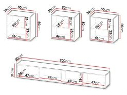 Stuemøbelsæt Species IV (Sort)