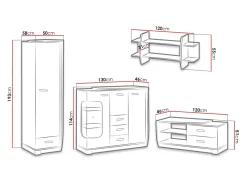 Stuemøbelsæt Tivlue 119