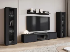 Stuemøbelsæt Torcame 103 (Sort)