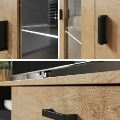 Stuemøbelsæt Tornola 110 (Hvid + Glansfuld hvid)