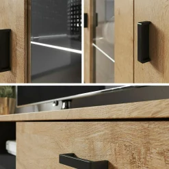 Stuemøbelsæt Tornola 112 (Hvid + Glansfuld hvid)