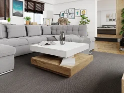 Transformer sofabord Comfivo Pisces (Wotan eg + Hvid)