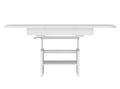 Transformer sofabord Ontario 121 (Hvid)